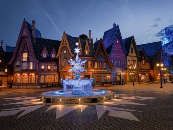 World Of Frozen Fountain